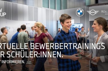 Virtuelle Bewerbertrainings für Schüler:innen bei der BMW Group