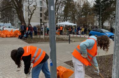 Frühjahrsputz in der Cité Foch – das RoRo war dabei!
